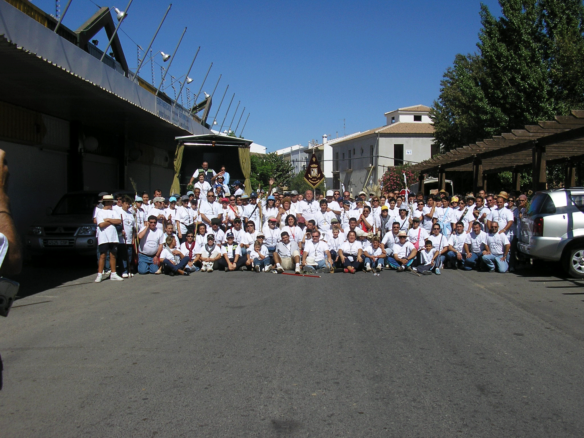 Peregrinación andando